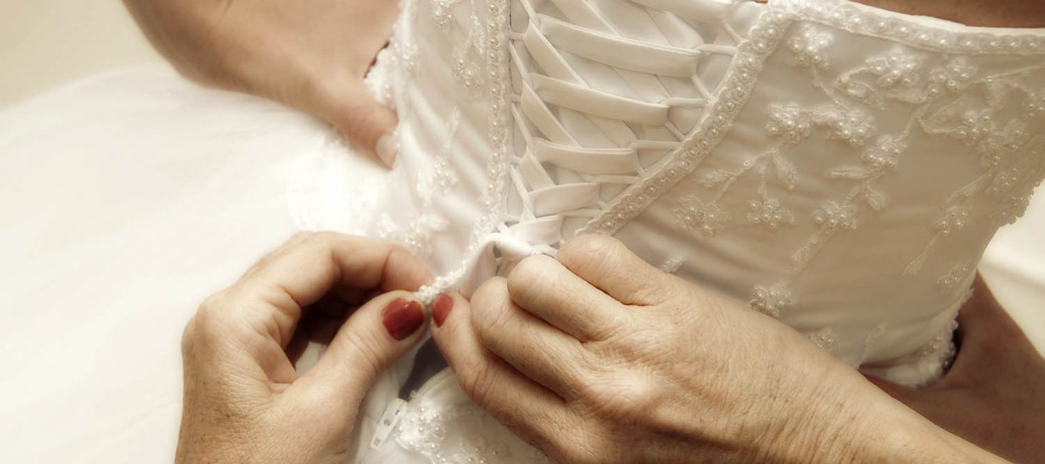 Wedding dress hotsell turned yellow